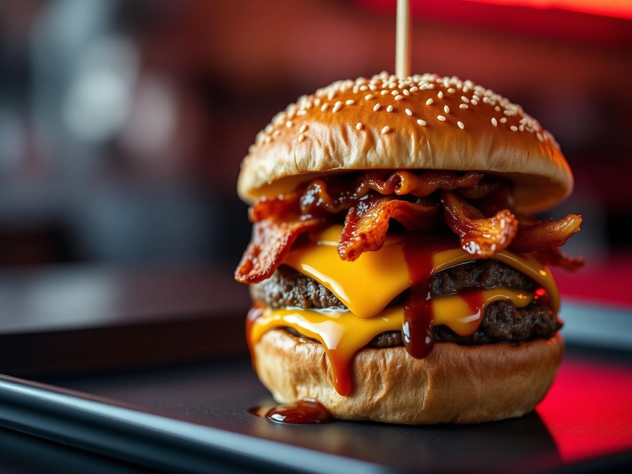 WEST TEXAS burger from Suns Out Buns Out in Austin, TX